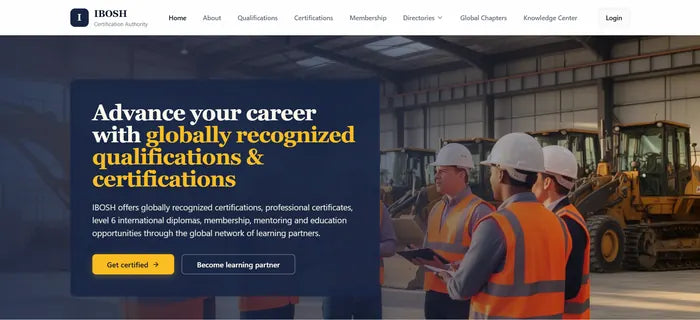 IBOSH: International Certification Board & Partner Portal