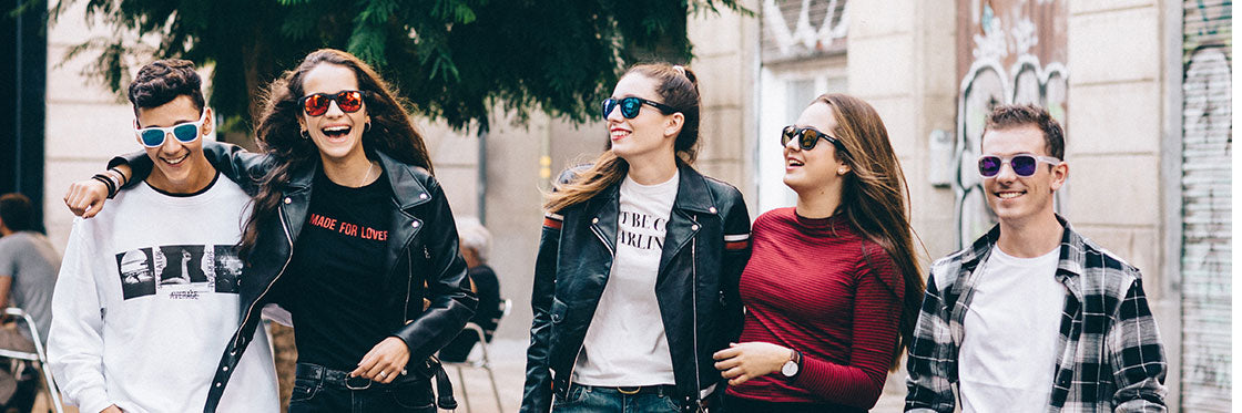 Wear Sun glasses for the protection of eyes and to look cool as well.