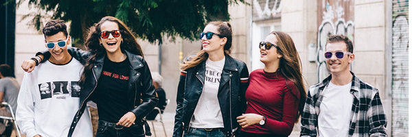 Wear Sun glasses for the protection of eyes and to look cool as well.