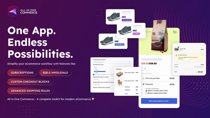 All In One Commerce — Consolidated Shopify Commerce Suite