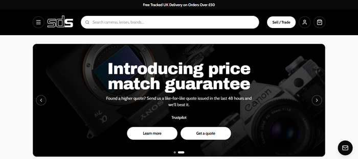 SDS — Certified Pre-Owned Camera Gear Marketplace with Automated Trade-In