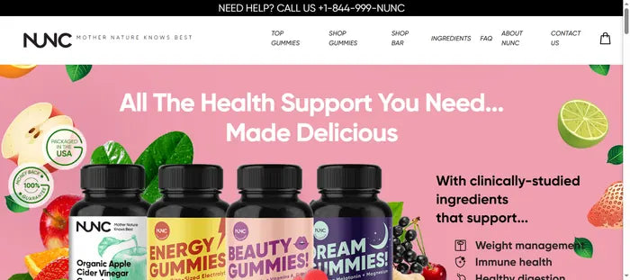 NUNC Nutrition screenshot
