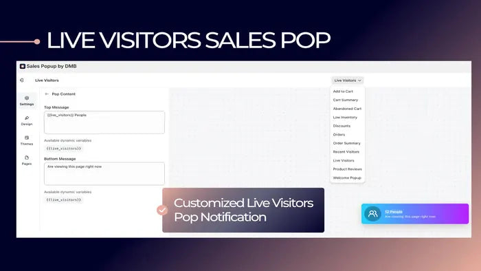 Social Proof & FOMO Sales Pop screenshot